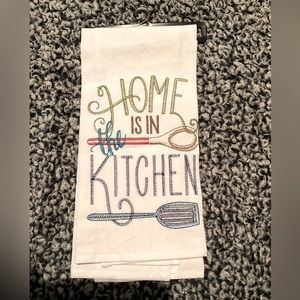 Embroidered Flour Sack Towel